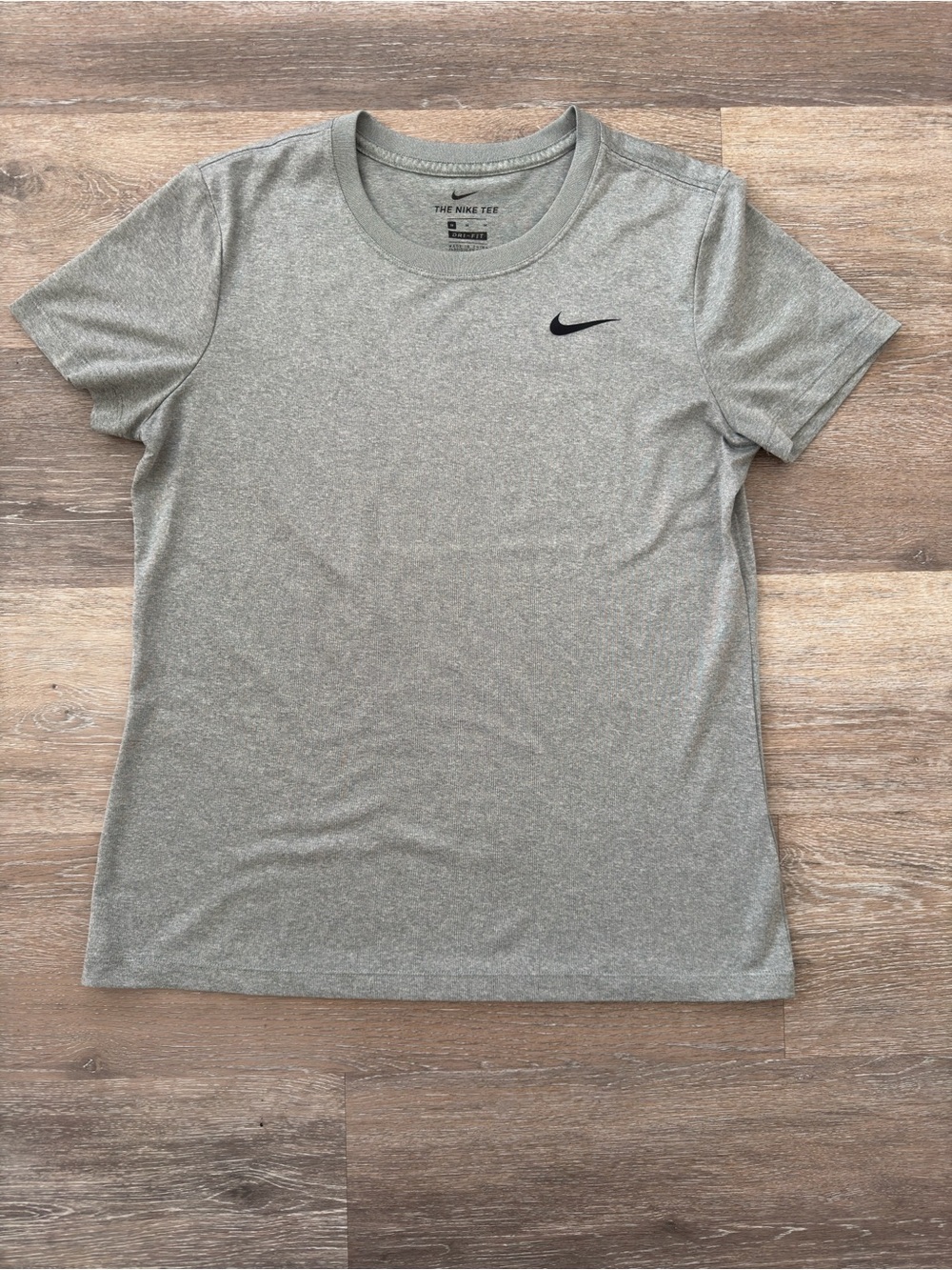 Nike Light Gray Heather Performance Short Sleeve Tee
